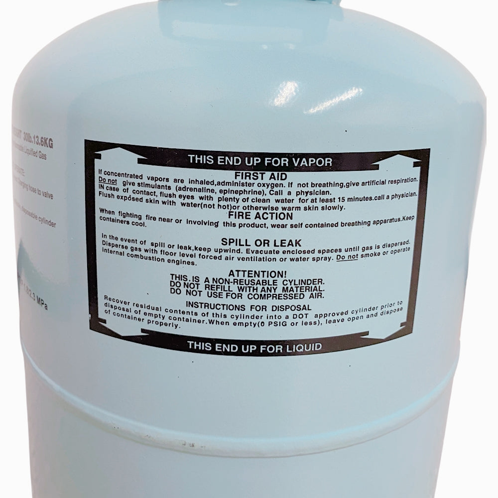 30LB R134A R-134A Refrigegate Refrigerant Gas