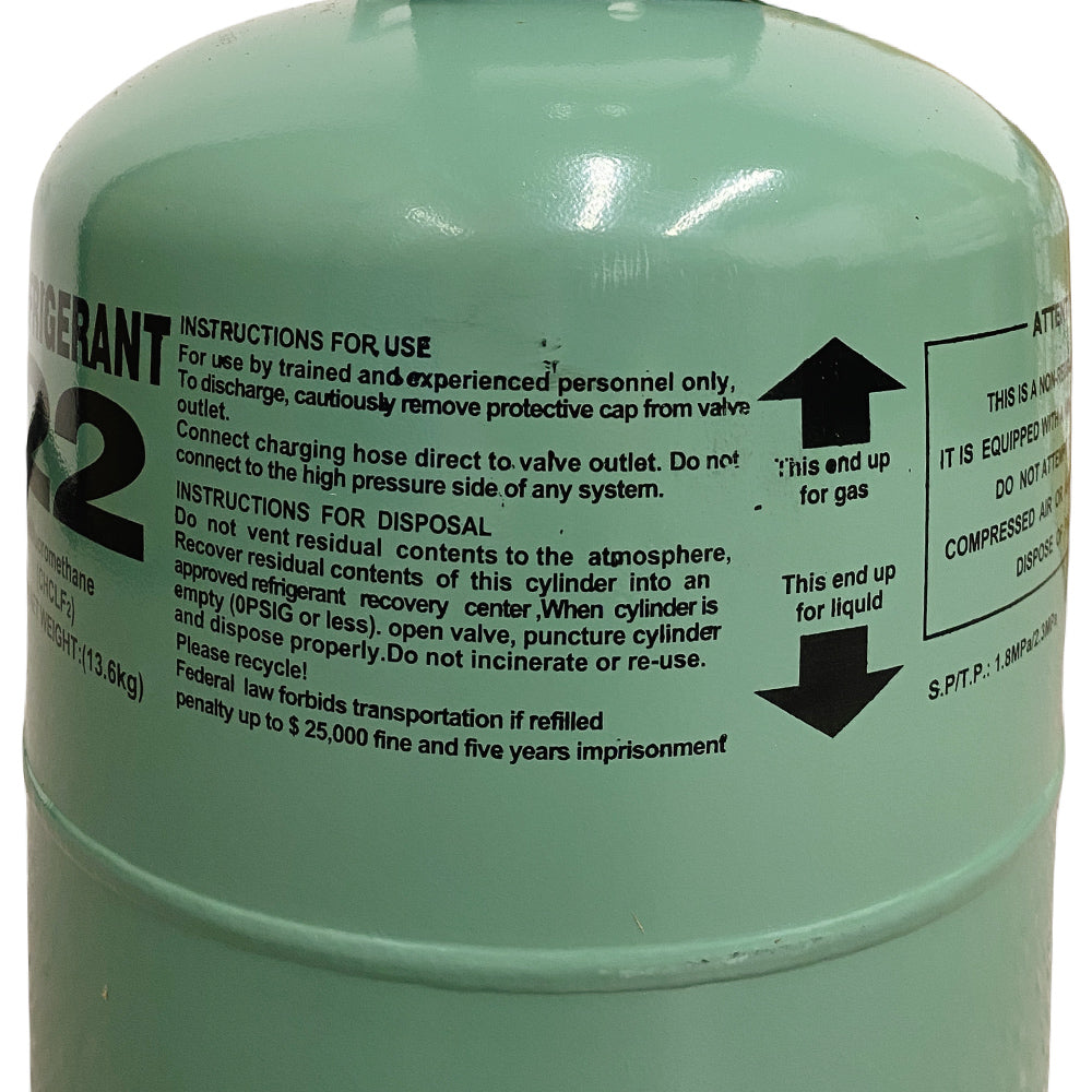 30LB R22 R-22 Refrigegate Refrigerant Gas